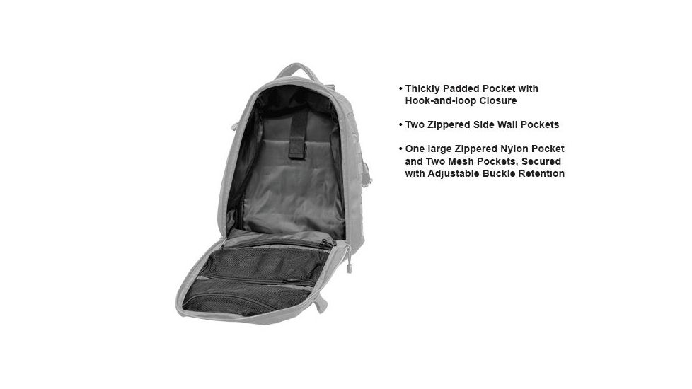 Leapers UTG 1-Day Situational Preparedness Back Pack,Black PVC-P124B