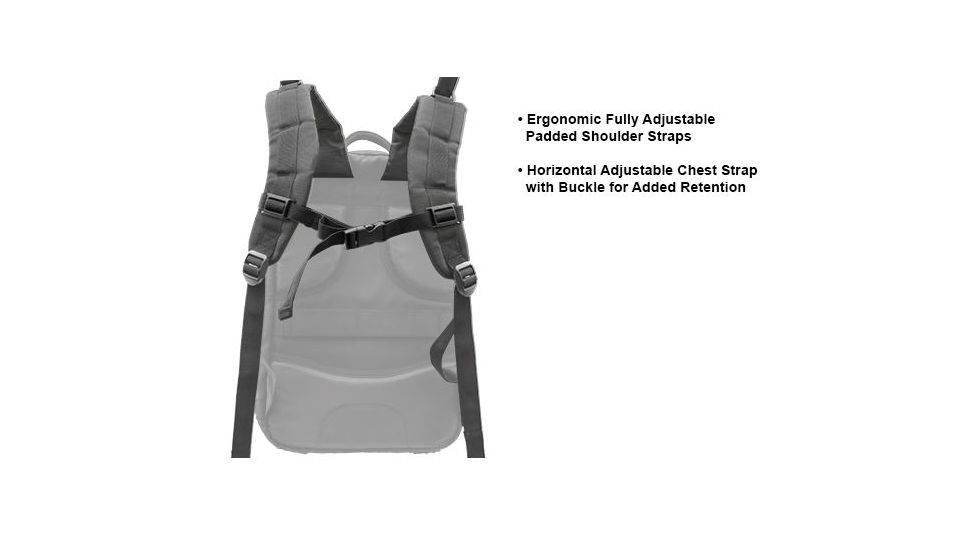 Leapers UTG 1-Day Situational Preparedness Back Pack,Black PVC-P124B