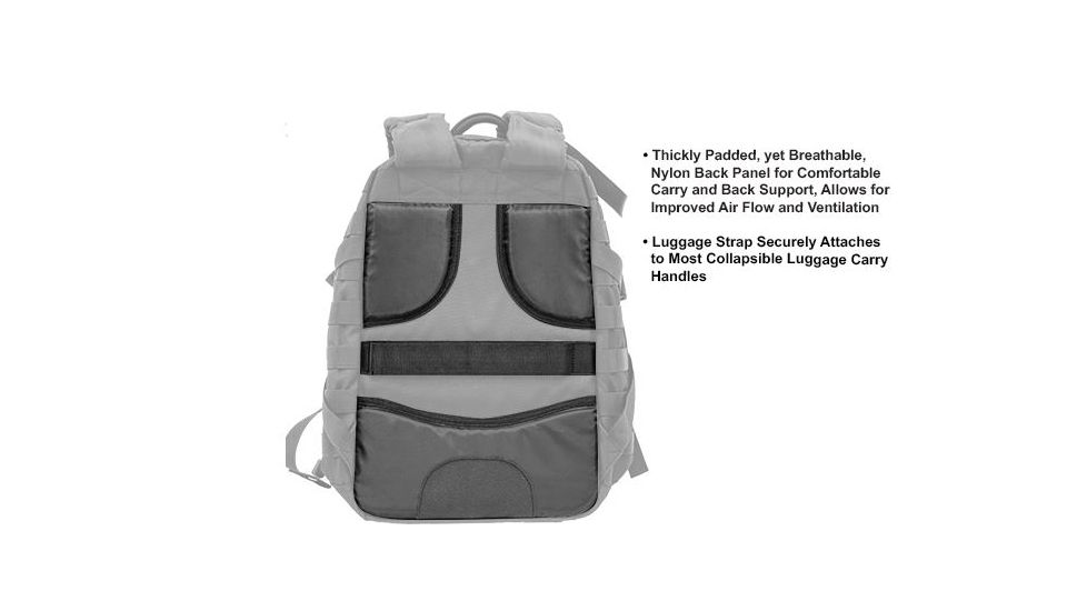 Leapers UTG 1-Day Situational Preparedness Back Pack,Black PVC-P124B