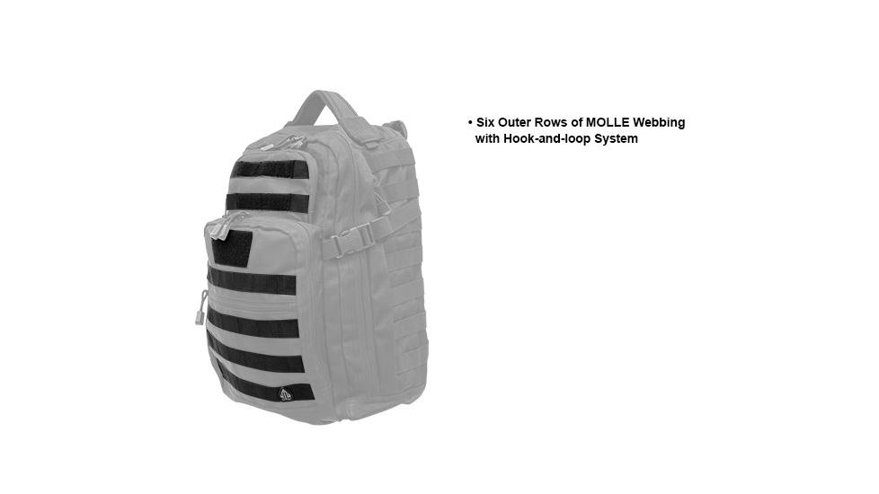 Leapers UTG 1-Day Situational Preparedness Back Pack,Black PVC-P124B