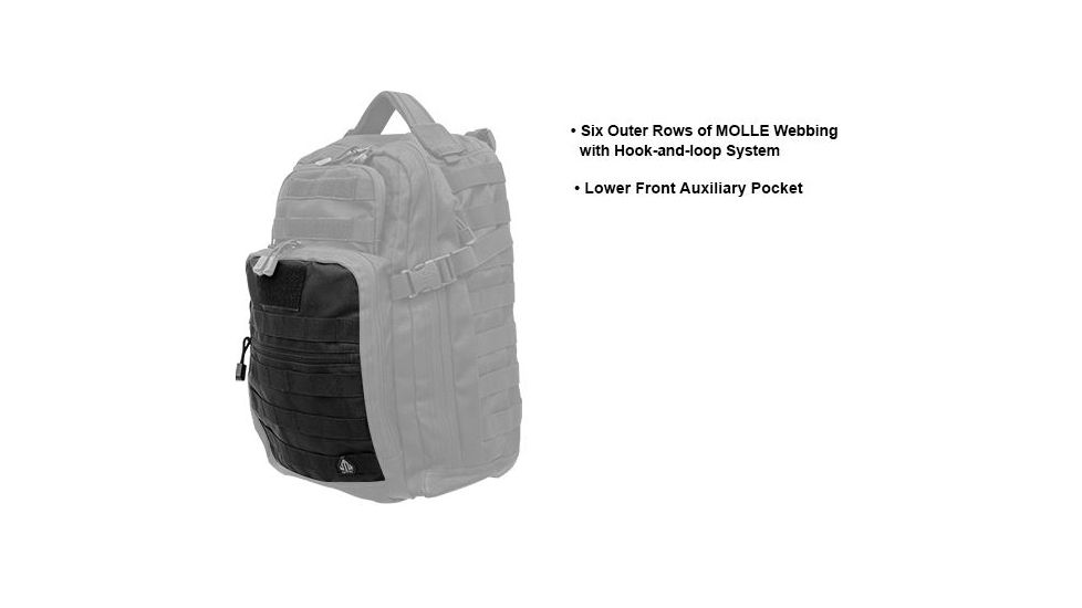 Leapers UTG 1-Day Situational Preparedness Back Pack,Black PVC-P124B