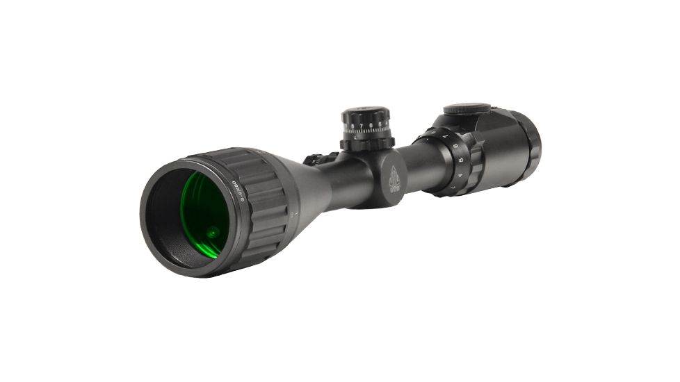 Leapers UTG 1 in. 3-9X50 AO True Hunter IE Scope with Zero Locking-Reset WE, Rings and Sunshade, x000D SCP-U395AOIEW