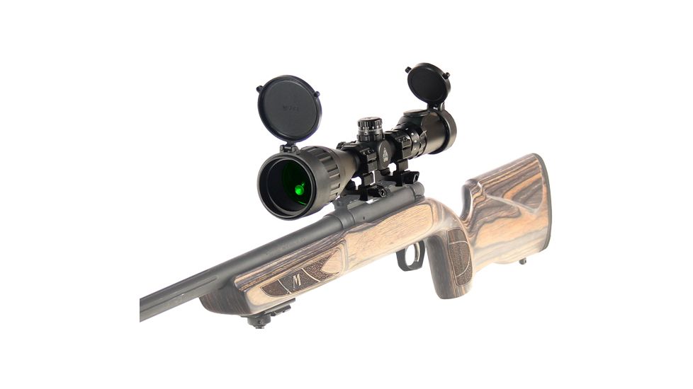 Leapers UTG 1 in. 3-9X50 AO True Hunter IE Scope with Zero Locking-Reset WE, Rings and Sunshade, x000D SCP-U395AOIEW