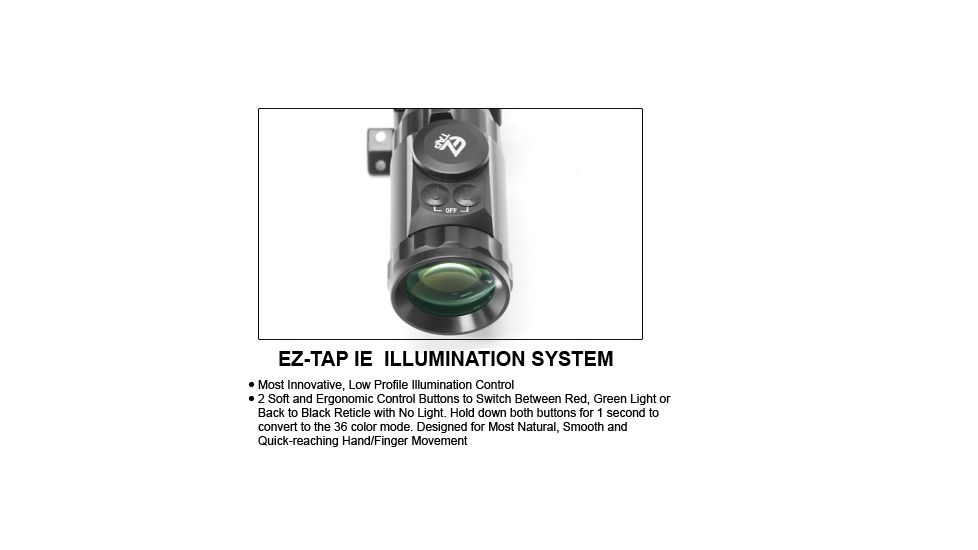 Leapers UTG 1 in. 3-9X50 AO True Hunter IE Scope with Zero Locking-Reset WE, Rings and Sunshade, x000D SCP-U395AOIEW