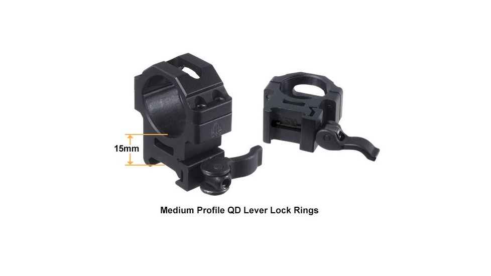 Leapers UTG 2-16X44 30mm Multi-Range Rifle Scope, AO, 36-Colors, QD Rings, _x000D_ SCP3-216AOIEW