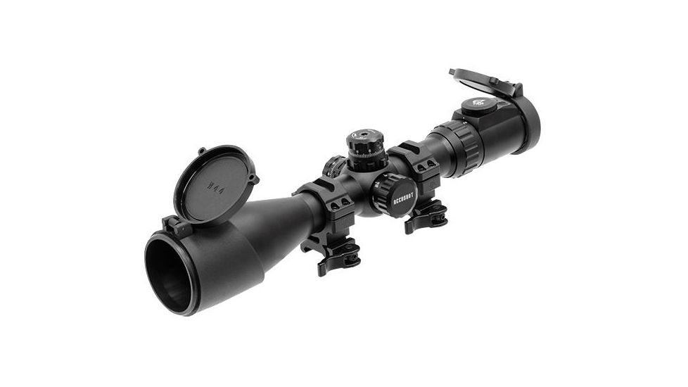 Leapers UTG 2-16x44 30mm Multirange AO Rifle Scope, 36-color UMOA Reticle, SCP3-216UMOA