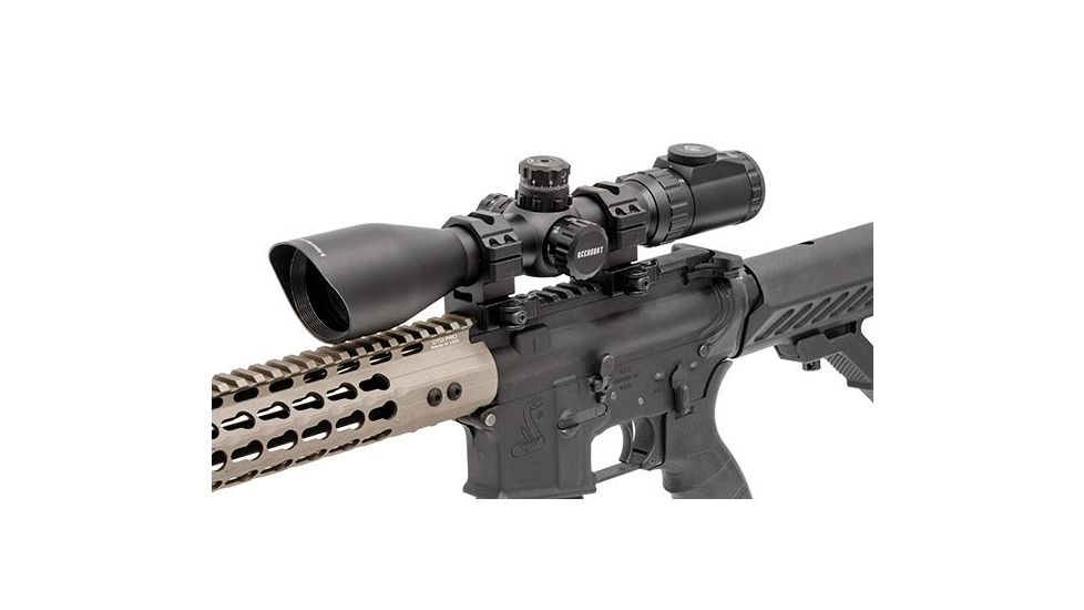 Leapers UTG 2-16x44 30mm Multirange AO Rifle Scope, 36-color UMOA Reticle, SCP3-216UMOA