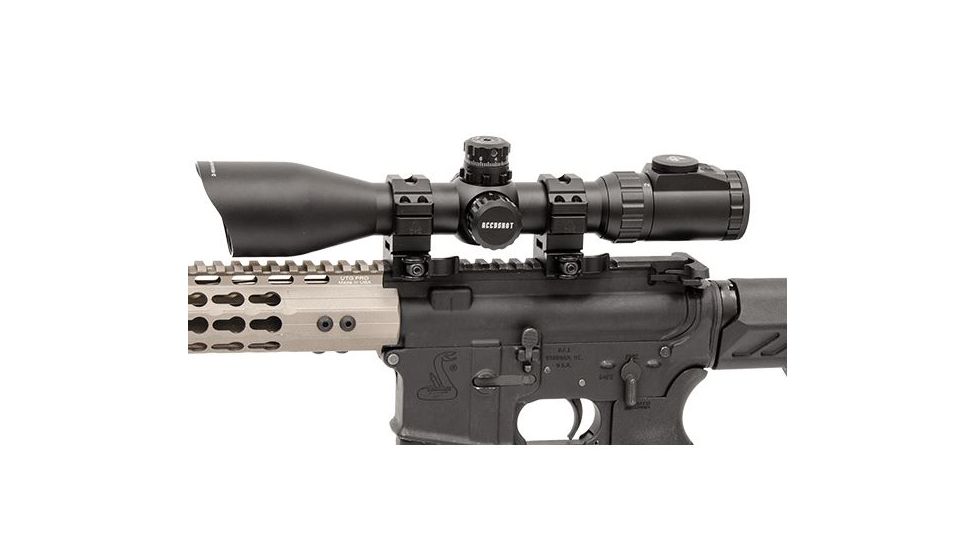 Leapers UTG 2-16x44 30mm Multirange AO Rifle Scope, 36-color UMOA Reticle, SCP3-216UMOA