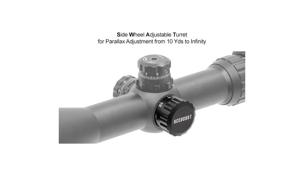 Leapers UTG 2-16x44 30mm Multirange AO Rifle Scope, 36-color UMOA Reticle, SCP3-216UMOA