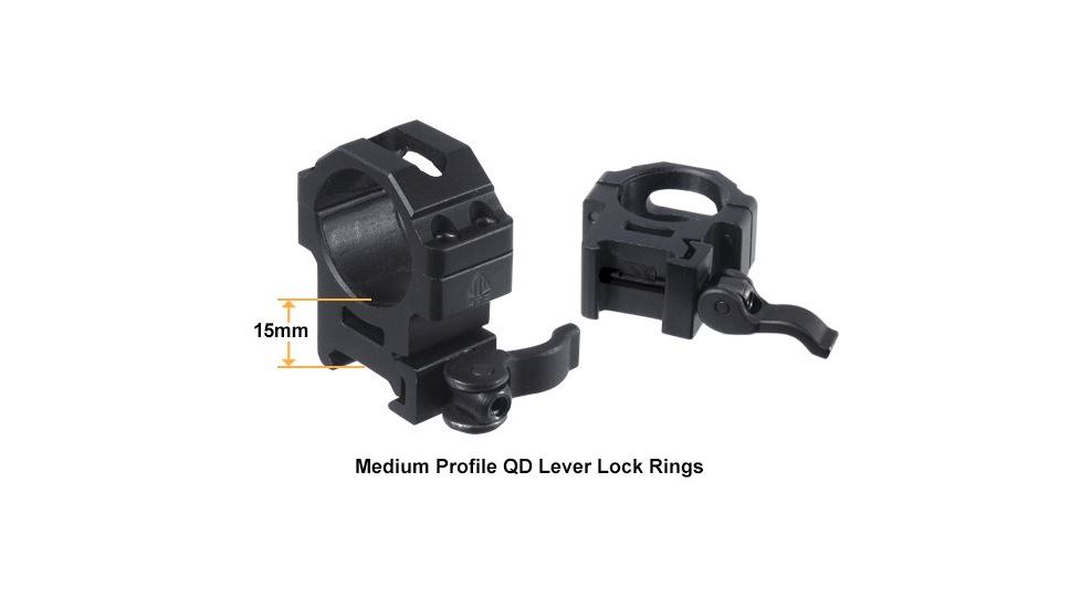 Leapers UTG 2-16x44 30mm Multirange AO Rifle Scope, 36-color UMOA Reticle, SCP3-216UMOA