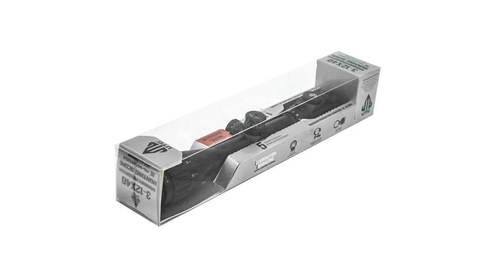 Leapers UTG 3-12X40 1 in. Hunter Scope, AO, 36-Color Mil-dot, QD Rings, _x000D_ SCP-U312AOIEW