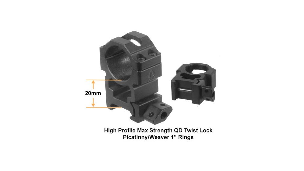 Leapers UTG 3-12X40 1 in. Hunter Scope, AO, 36-Color Mil-dot, QD Rings, _x000D_ SCP-U312AOIEW