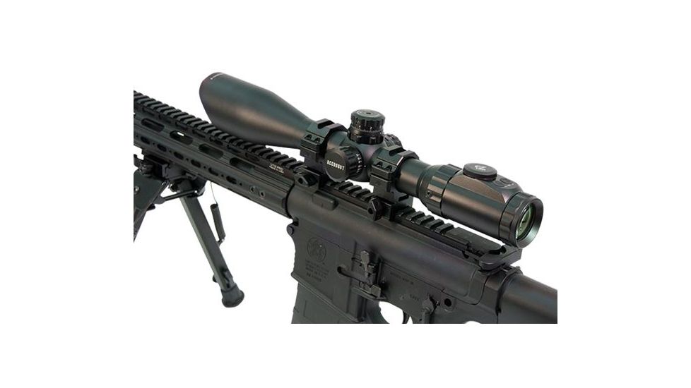 Leapers UTG 3-12X44 30mm Rifle Scope, AO, 36-Color Glass Mil-Dot, QD Rings, _x000D_ SCP3-UG312AOIEW