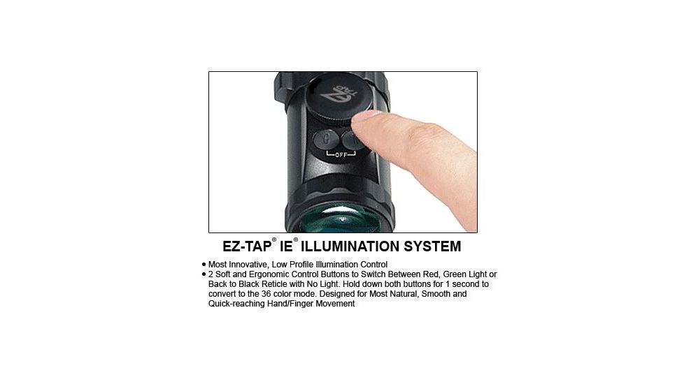 Leapers UTG 3-12X44 30mm Rifle Scope, AO, 36-Color Glass Mil-Dot, QD Rings, _x000D_ SCP3-UG312AOIEW