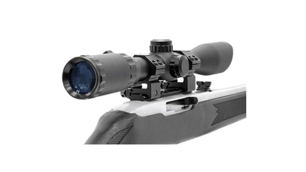 Leapers UTG 3-9X32 1in Hunter Rifle Scope, Mil-dot Reticle, Weaver Rings, Pre-Adj at 100 Yds, _x000D_ SCP-U392RGW