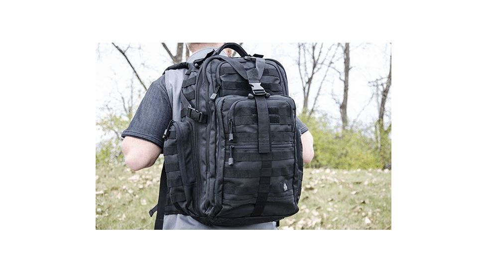 Leapers UTG 3-Day Situational Preparedness Back Pack,Black PVC-P372B