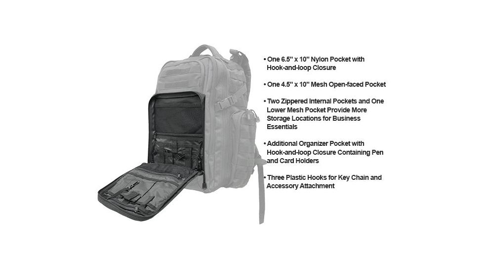 Leapers UTG 3-Day Situational Preparedness Back Pack,Black PVC-P372B