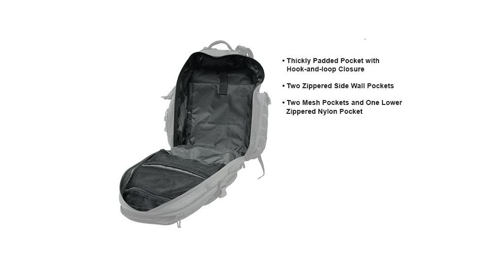 Leapers UTG 3-Day Situational Preparedness Back Pack,Black PVC-P372B