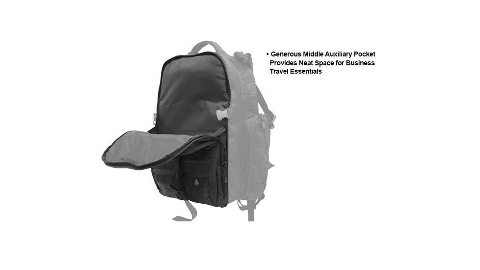 Leapers UTG 3-Day Situational Preparedness Back Pack,Black PVC-P372B