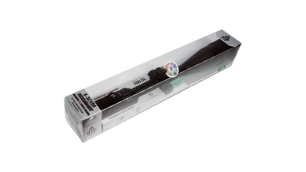 Leapers UTG 30mm 8-32x56 36 Color/IE Scope, SWAT AO, Etched Mil-dot, EZ-TAP, RG2W3224 Rings