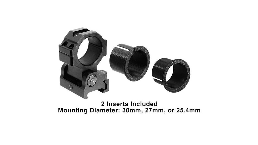 Leapers UTG 30mm Flip-to-Side, Picatinny/Weaver QD Ring Mount, _x000D_ RG-MF30QS