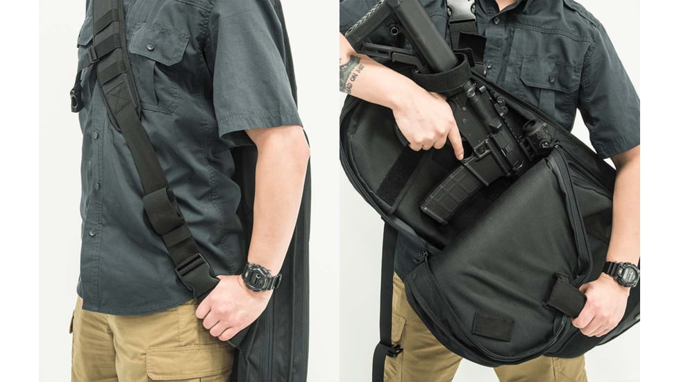 Leapers UTG 34in Alpha Battle Carrier Rapid Deployment Pack, Black, PVC-PSP34B