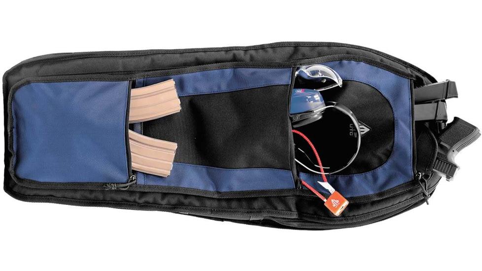 Leapers UTG 34in Alpha Battle Carrier Sling Pack, Black/Navy, PVC-PSP34BN