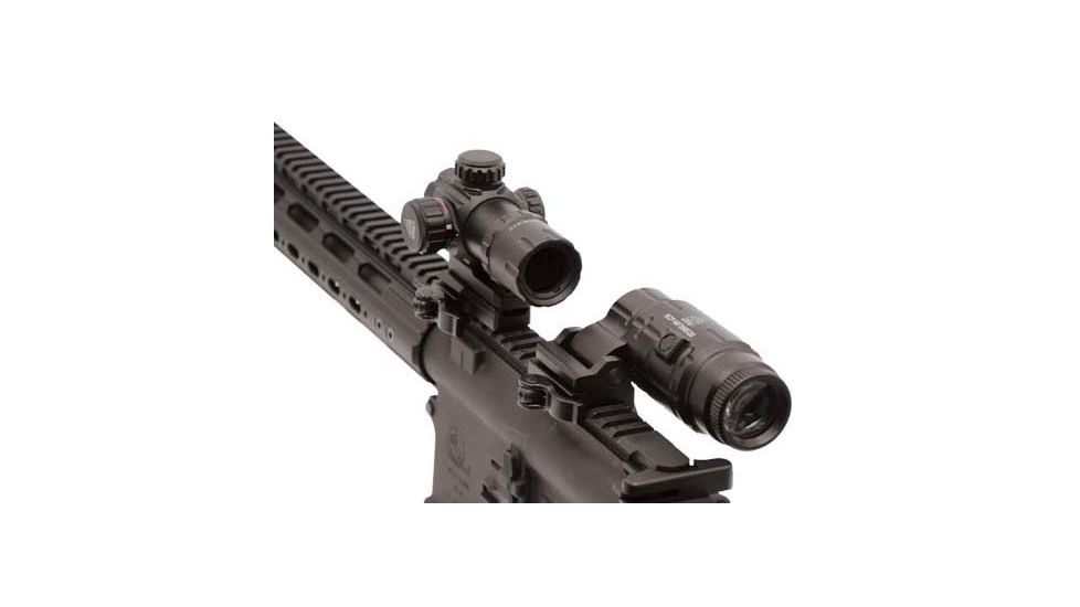 Leapers UTG 3X Magnifier with Flip-to-side QD Mount, W/E Adjustable, _x000D_ SCP-MF3WEQS