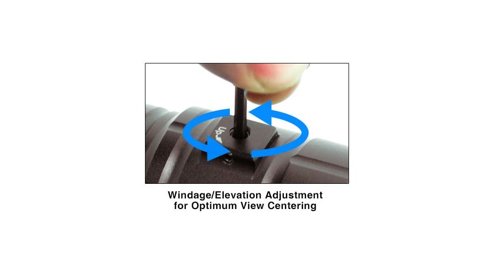 Leapers UTG 3X Magnifier with Flip-to-side QD Mount, W/E Adjustable, _x000D_ SCP-MF3WEQS