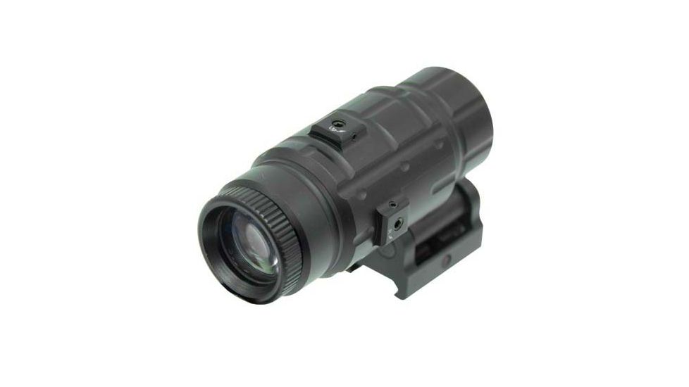 Leapers UTG 3X Magnifier with Flip-to-side QD Mount, W/E Adjustable, _x000D_ SCP-MF3WEQS