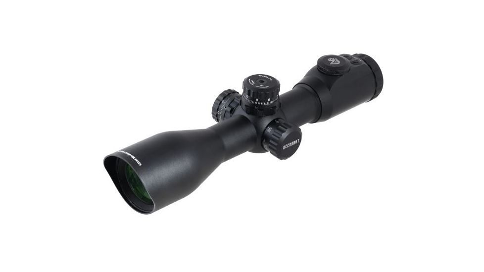 Leapers UTG 4-16x44 30mm Compact AO Rifle Scope,Black,36-color Glass Mil-dot Reticle SCP3-UGM416AOIEW