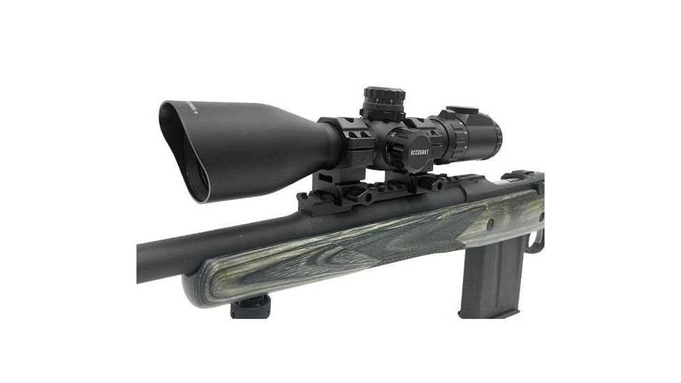 Leapers UTG 4-16x44 30mm Compact AO Rifle Scope,Black,36-color Glass Mil-dot Reticle SCP3-UGM416AOIEW