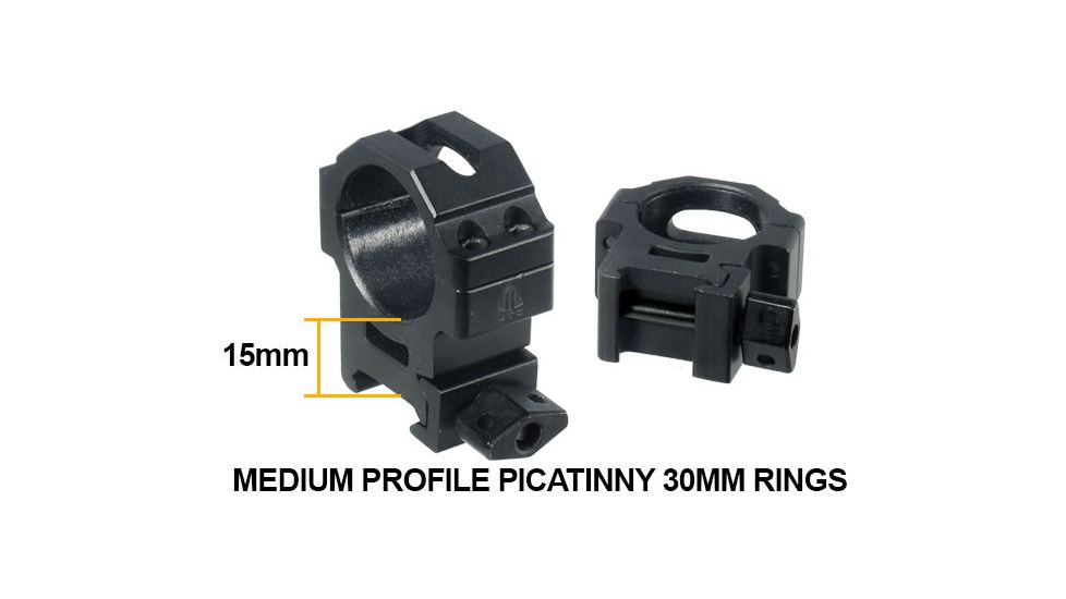 Leapers UTG 4-16X44 30mm Compact Scope, AO, 36-Color Mil-dot, Rings, _x000D_ SCP3-UM416AOIEW