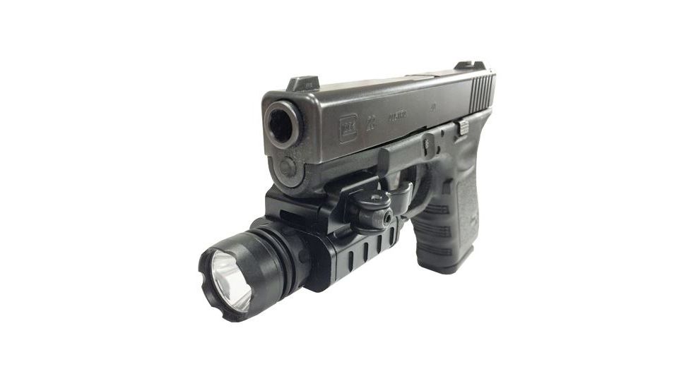 Leapers UTG 400 Lumen Compact LED Weapon Light,Black w/QD Lever Lock LT-ELP223Q-A, EDEMO1