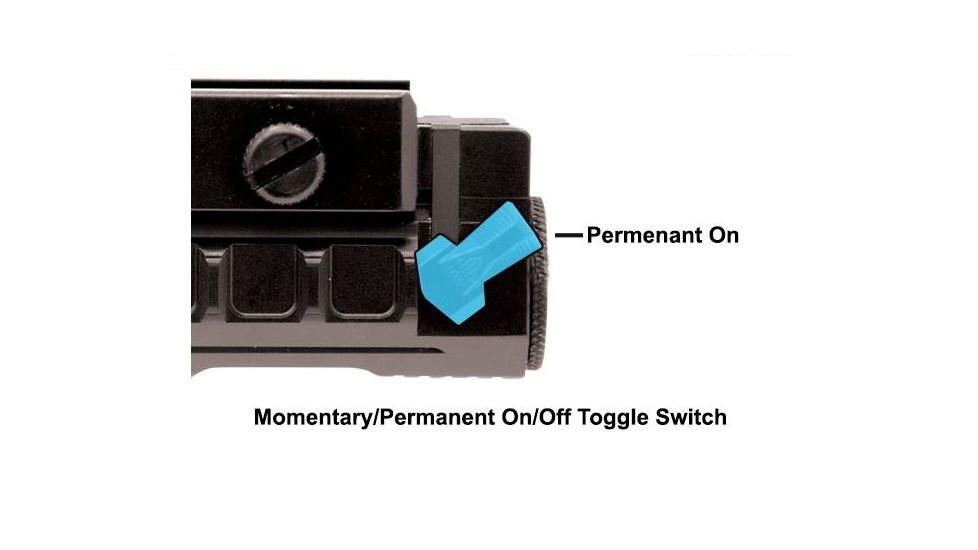 Leapers UTG Sub-compact LED Weapon Flashlight, 400 Lumens, Black, LT-ELP123R-A