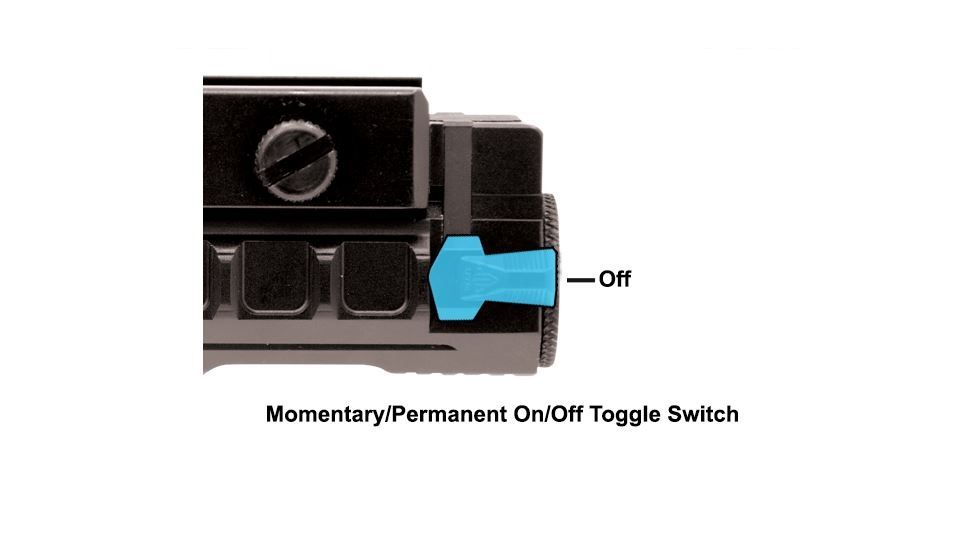 Leapers UTG Sub-compact LED Weapon Flashlight, 400 Lumens, Black, LT-ELP123R-A