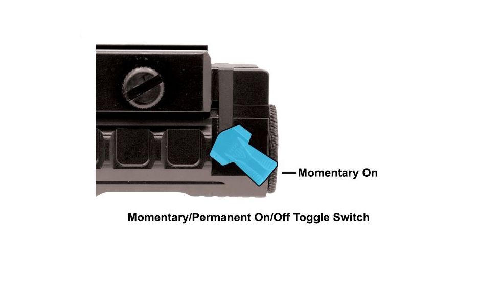 Leapers UTG Sub-compact LED Weapon Flashlight, 400 Lumens, Black, LT-ELP123R-A