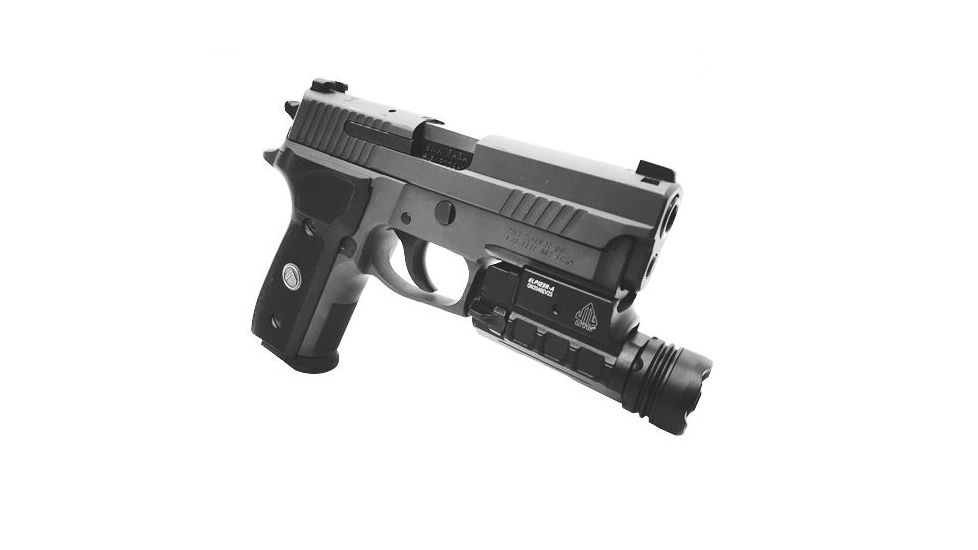 Leapers UTG Sub-compact LED Weapon Flashlight, 400 Lumens, Black, LT-ELP123R-A