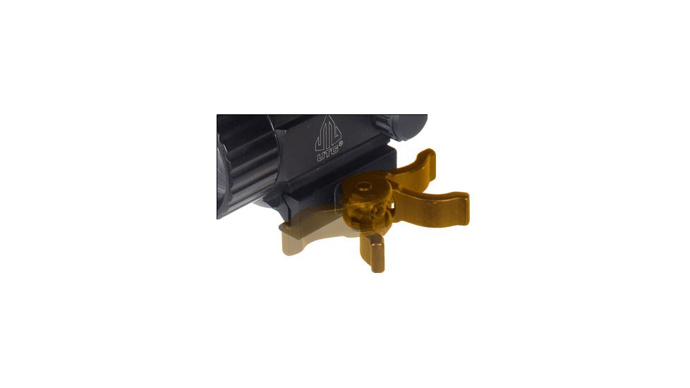 Leapers UTG 4in Compact ITA Red-Green Target Dot Sight w/Integral QD Picatinny Mount SCP-RG40SDQ, EDEMO1