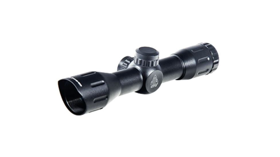 Leapers UTG 4X32 1in Compact CQB Rifle Scope, Mil-dot Reticle, Pre-Adj at 100Yds, _x000D_ SCP-U432M1