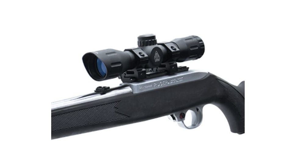 Leapers UTG 4X32 1in Compact CQB Rifle Scope, Mil-dot Reticle, Pre-Adj at 100Yds, _x000D_ SCP-U432M1