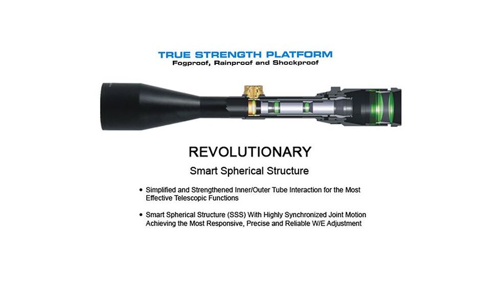 Leapers UTG 4X32 1in. True Hunter Scope, AO, TF2+, Mil-dot, w/ Rings, _x000D_ SCP-U432AOWT2