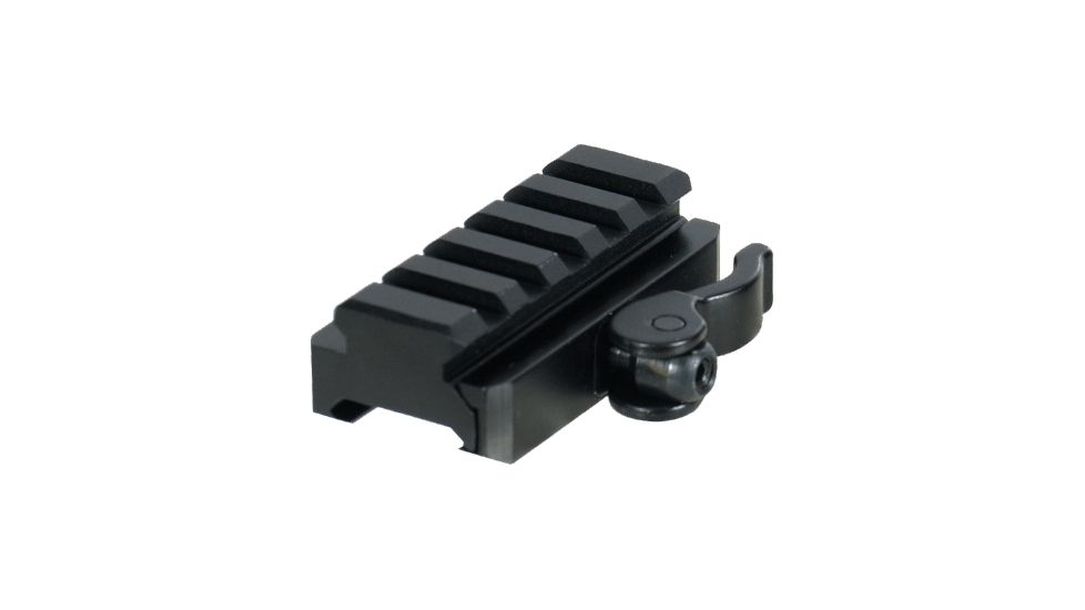 Leapers UTG 5-Slot Universal QD Lever Lock Adaptor and Riser, 15mm/Saddle Ht., 60mm/Length MNT-RSQD605, EDEMO1