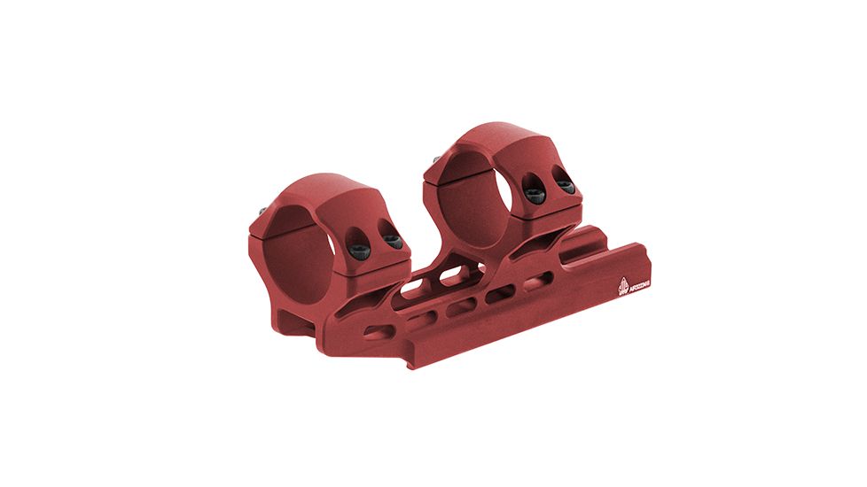 Leapers UTG Accu-Sync 30mm High Profile 34mm Offset Pic. Rings, Red Anodize AIR32234AR