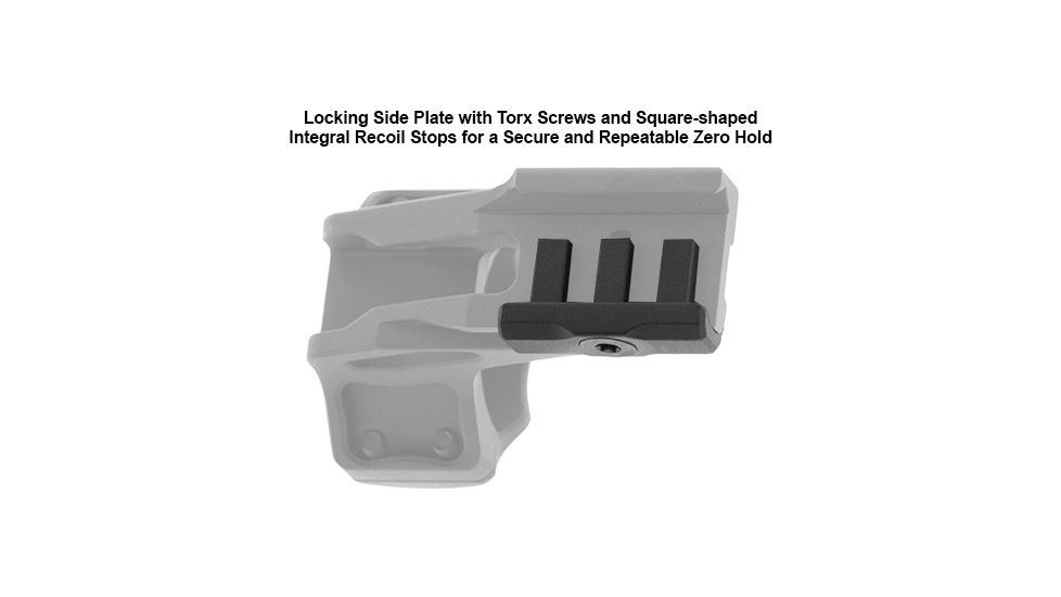 Leapers UTG Accu-Sync 30mm High Profile 37mm Offset Pic. Rings, Red Anodize AIR322SAR