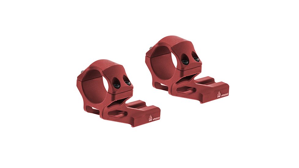 Leapers UTG Accu-Sync 30mm High Profile 37mm Offset Pic. Rings, Red Anodize AIR322SAR