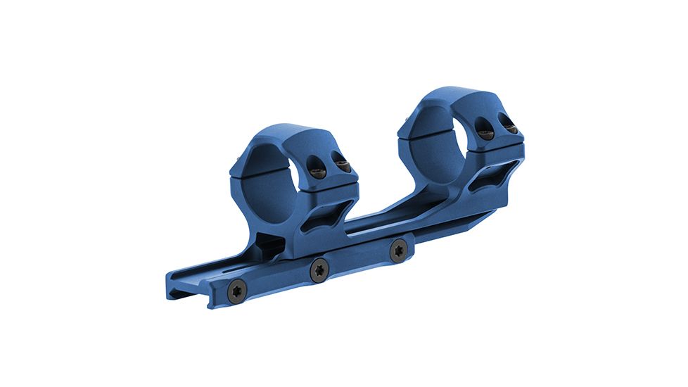 Leapers UTG Accu-Sync 30mm Medium Profile 50mm Offset Pic. Rings, Blue Anodize AIR31850AB