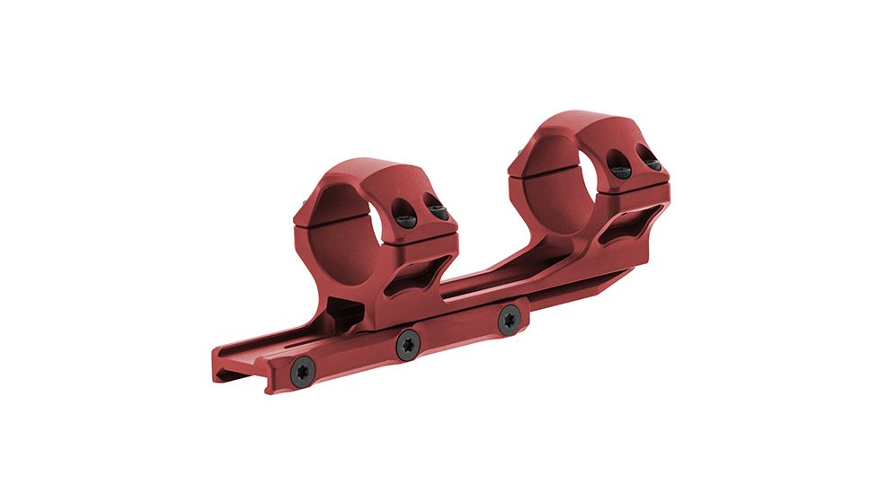 Leapers UTG Accu-Sync 30mm Medium Profile 50mm Offset Pic. Rings, Red Anodize AIR31850AR