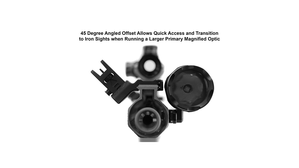 Leapers UTG ACCU-SYNC Offset Deployable Front Sight, Black, MT-745