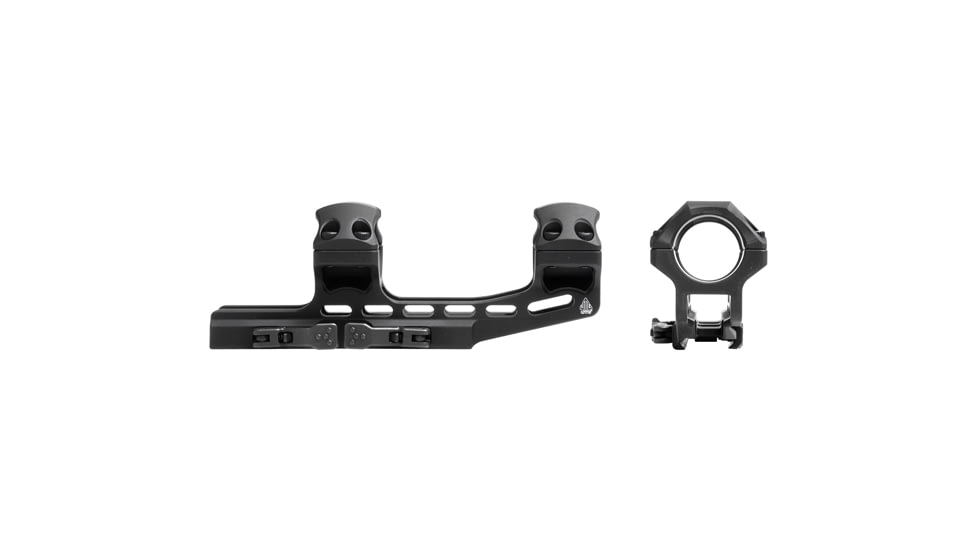 Leapers UTG ACCU-SYNC QR Cantilever Mount, 1in, High Profile, 50mm Offset, Black, AIR12250Q